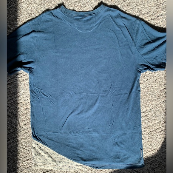 NOMIS snowboarding blue side logo T-shirt size L - Picture 4 of 7